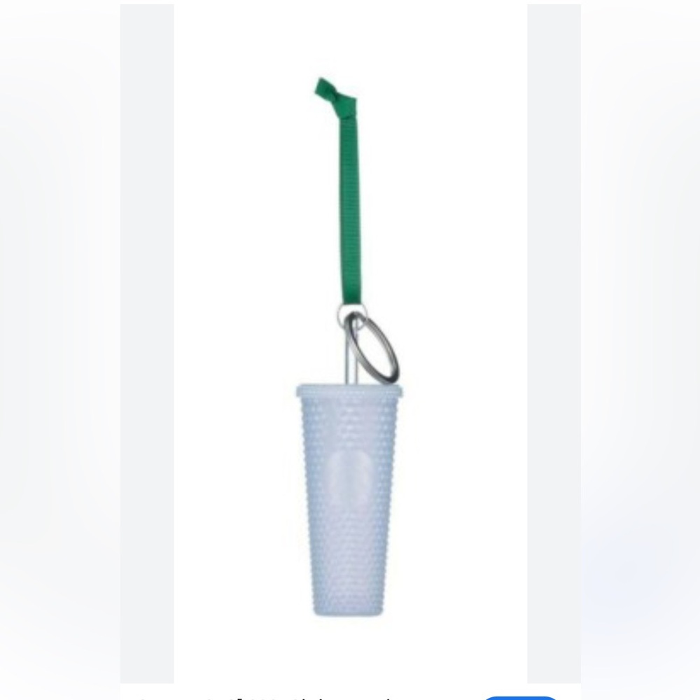 STARBUCKS STUDDED TUMBLER CUP KEYCHAIN